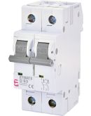 Автоматический выключатель ETI 002163522 ETIMAT 6 2p D 63A (6kA)