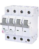 Автоматичний вимикач ETI 002165508 ETIMAT 6 3p+N D 2А (6 kA)