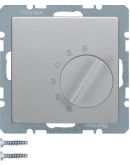 Регулятор температури Berker 20266084 QX 10А/250В (алюміній)