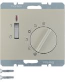 Регулятор температури Berker 20307104 K5 250В (сталевий лак)