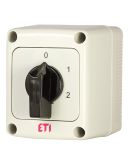 Кулачковый переключатель в корпусе ETI 004773213 CS 25 135 PN (3p «0-1-2» IP65 25A)