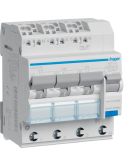 Дифференциальный автомат Hager ADZ363D 3x1P+N 6кА C-13A 30мА тип А QuickConnect