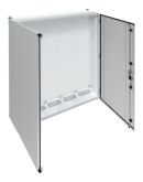 П'ятисекційна шафа Hager FR05S Univers IP55/II 1550x1300x275мм (сірий)