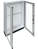 Напольный щит с прозрачными дверями Hager FR24L1 Univers IP55/II 1850x1050x275мм с цоколем h=100мм