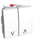 Вимикач жалюзі Schneider Electric Altira ALB44089 (білий)