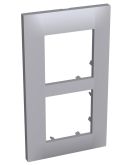 Вертикальная рамка Schneider Electric Altira ALB45733 2х45 (серая)