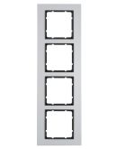 Четырехместная рамка Berker B.7 10146904 (алюминий/антрацит)