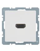 HDMI розетка Berker Qx 3315426089 (полярна білизна)