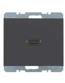 HDMI розетка Berker K.1 3315437006 із заднім підключенням (антрацит)