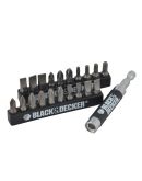 Набір викруткових вставок Black&Decker 1/4" 21 предмет