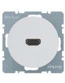 HDMI розетка 3315432089 підключення штекера під кутом 90° Berker Rx 3315432089 (полярна білизна)