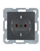 Розетка Berker S.1/B.x 41431606 с заземлением (антрацит)
