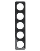 Рамка 5-місна, чорна Berker R.1