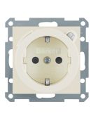 Розетка с УЗО защитой от детей белая, 16А/250В Berker S.1
