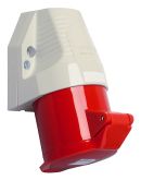 Накладной трехфазный разъем WALTHER WL130 (3P+N+E) 32А 380V IP44