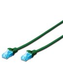 Зелений патч-корд cat.5e UTP (1м) AWG 26/7 PVC Digitus DK-1511-010/G
