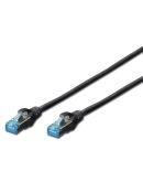 Чорний патч-корд cat.5e SF-UTP (1м) AWG 26/7 Digitus DK-1531-010/BL