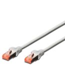 Серый патч-корд cat.6 S-FTP (1.5м) AWG 27/7 LSZH Digitus DK-1644-015