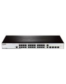 Коммутатор D-Link DES-3200-28 24port 4Combo 1G/SFP L2