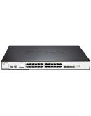Коммутатор D-Link DGS-3120-24PC/RI L3 20x1GE PoE 4xSFP/1GE PoE 2x10G CX4 Routed Image(RI)