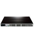 Коммутатор D-Link DGS-3420-28PC 24ports 1G PoE 4Combo 1G/SFP 4ports SFP+