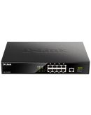 Коммутатор D-Link DGS-1010MP 9xGE PoE 1xSFP 125W Rackmount