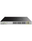 Коммутатор D-Link DGS-1026MP 24x1GE c PoE 2xSFP/GE/Combo 370W