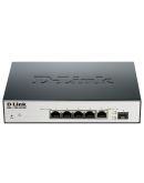 Коммутатор D-Link DGS-1100-06/ME 5port Gigabit 1-SFP MetroEthernet