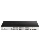 Комутатор D-Link DGS-1210-28P/ME rev A 24x1G PoE 4xSFP