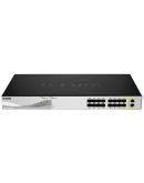 Коммутатор D-Link DXS-1100-16SC 14x10GaseX SFP+ 2x10GE/SFP+