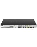 Коммутатор D-Link DXS-1100-16TC 12x10GBaseT 2x10GBaseT/SFP+ Combo EasySmart