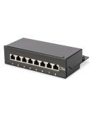 Патч-панель Digitus DN-10001 Desktop 8 портів 5e STP у зборі
