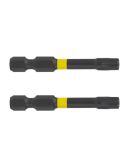 Ударные биты DeWALT Impact torsion Т20 50мм (2шт)