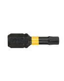 Ударные биты DeWALT Impact torsion Т15 25мм (5шт)