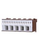 Блок фазных клемм Hager 5x16мм2+17x4мм2
