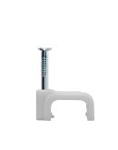 Плоские пластиковые скобы IEK USK21-06-020 6мм (20шт)