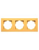 Рамка 3-местная Gunsan Eqona шампань