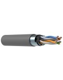 Кабель зв'язку (вита пара) ITK F/UTP кат.6 4x2х23(0,57мм) AWG solid PVC сірий LC1-C604-311
