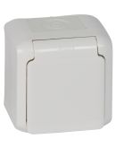 Розетка 2К+З Legrand Forix біла