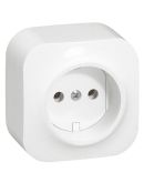 Розетка 2К Legrand Forix белая