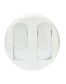 Панель розетки 2xRJ45 кат.6 (для UTP/FTP/SFTP) Legrand Celiane белая