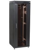 Черный серверный шкаф 19" ITK LN05-24U68-G LINEA N 24U 600х800мм