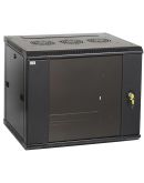 Черный серверный шкаф 19" ITK LWR5-12U66-GF LINEA W 12U 600x600мм