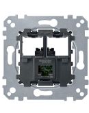 Механизм компьютерной розетки RJ-45 cat.5e UTP Merten, MTN4575-0001