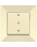 Переключатель для жалюзи Meridian, 1-клавишный, кремовый