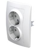 Розетка белая 250V/16A VE16PWKS-B, ТЕМ