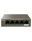 Коммутатор Tenda TEF1105P-5-38W 5xFE (4xFE PoE 1xFE Uplink)