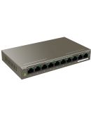 Коммутатор Tenda TEF1110P-8-102W 8xFE PoE 2x1GE
