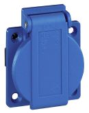 Панельный силовой разъем WALTHER 10003 SCHUKO (2p+PE) 16A 230V