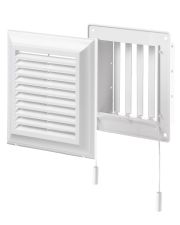 Решетка Blauberg Decor 140х140Rs белая